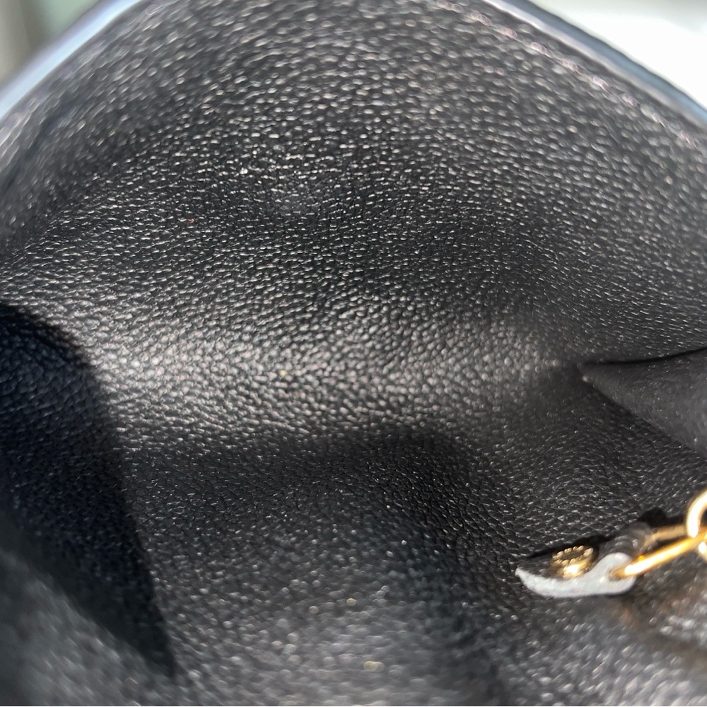SOLD-Authentic Louis Vuitton Key Pouch Mng Empreinte Black - Picture 9 of 16